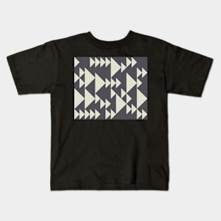 Triangles Geometric Pattern Kids T-Shirt